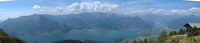 Panoramica dalla cima del Legnoncino - clicca x ingrandire