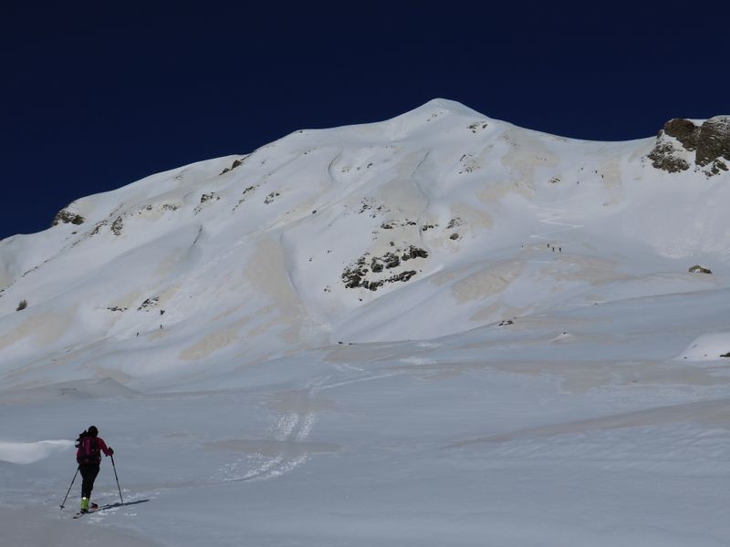 Verso la cima del Piolit