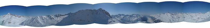 Panoramica a 360� dalla cima del
                                                  Tallistock di
                                                  Oberwald