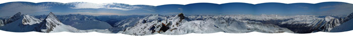 Panoramica 360� dalla cima del
                                                Pesciora