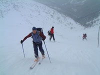 Arrivo al colle del Rif.Stefanika - Clicca per ingrandire