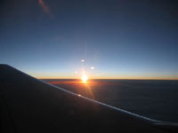 Tramonto sul cielo nordico