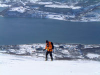 Vista fiordi dal Vavrrosvarri (957m)