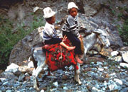 Bambini nella Valle di Laylak